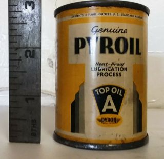 Antique Pyroil Automotive Oil Can From The 1930 