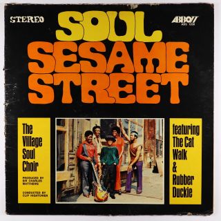 Village Soul Choir - Soul Sesame Street Lp - Abbott Vg,