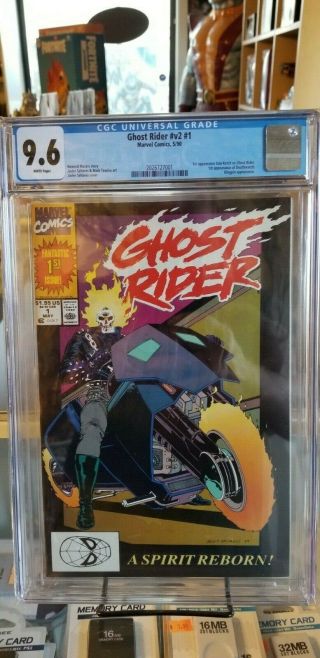 1990 Ghost Rider 1 Cgc 9.  6