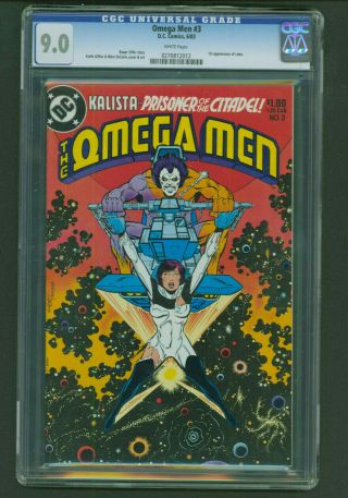 Omega Men 3 Cgc 9.  0 White Pages 1st Appearance Of Lobo Dc Comics 1983