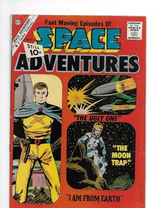 Space Adventures 41,  8/61 Very Fine - The Moon Trap