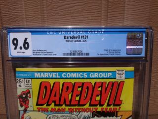 DAREDEVIL 131 CGC 9.  6 NM,  WHITE PAGES 1st Appearance of Bullseye 1 1976 Netflix 2