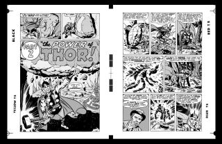Jack Kirby Journey Into Mystery 83 Pg 6 And Pg 7 Rare Large Production Art