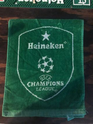 Heineken Beer / Bar / Golf Towel - Uefa Champions League