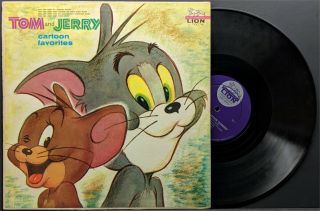 Tom And Jerry Cartoon Favorites - Lion Lp Vg,