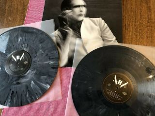 Marilyn Manson - The Pale Emperor - Limited Hot Topic Grey Marble Dbl Lp Vinyl