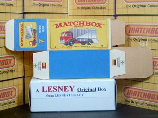 Matchbox Lesney 7c Ford Refuse Truck Type E4 model Empty Box Only 3