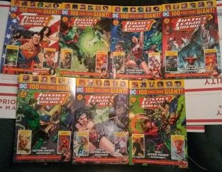100 Page Giant Walmart Justice League Of America 1 - 7 Will Not Find Anymore