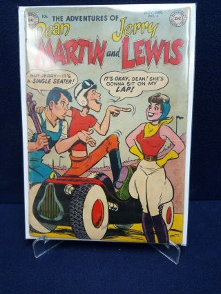 Adventures Of Dean Martin And Jerry Lewis 3 - Dc 1952 Vintage Comic Golden Age