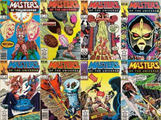Masters Of The Universe 1 2 3 4 5 6 7 8 Comic He - Man Marvel Star Movie 1st Print