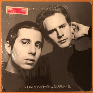 Simon & Garfunkel Bookends Columbia 1968 Lp Shrink Poster Hype Sticker Ex