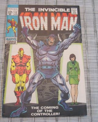 The Invincible Ironman 12 Marvel Comics Silver Age George Tuska Art