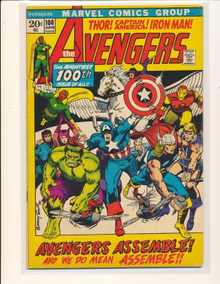 Avengers 100 (1963) Every Past And Present Avenger Shows Up Vg