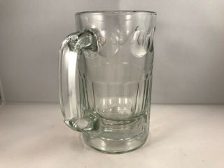 A&W Root Beer Glass Mug Heavy Thumbprint 2