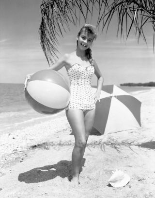 Ld27 - 8 Vintage 1958 Kaufmann & Fabry Beach Teen Bathing Suit 8 " X 10 " Negative