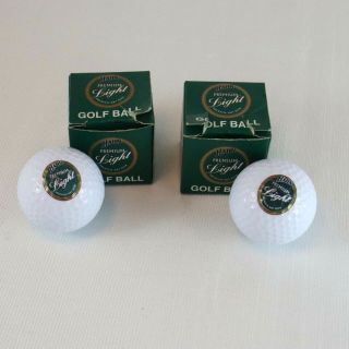 Hahn Premium Light Golf Balls (l) 2 Balls Beer Memorabilia Collectable