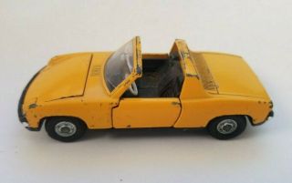 Dinky Toys 208 Vw - Porsche 914 Sports Car Made In England 1/43 Scale Mib