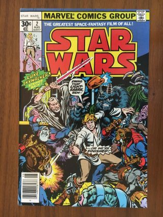 Star Wars 2 (aug.  1977) / Marvel / 1st Print / Nm - (9.  2) / Hope / One Owner