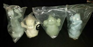 Vtg.  Casper The Friendly Ghost Rubber Hand Puppets Pizza Hut Exclusives