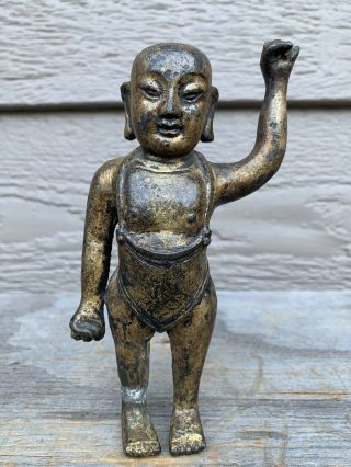 Chinese Antique Bronze Buddha Qing Dynasty China Asian