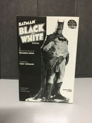 Batman Black And White Statue Eduardo Risso/tony Cipriano Limited Edition.
