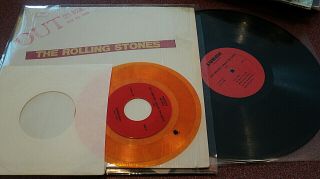Rolling Stones Out On Bail Lp With Orange Vinyl 45 Us Tour 1978 Tmoq Mono Vg,