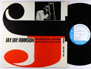 Jay Jay Johnson - The Eminent Volume 1 Lp - Blue Note - Blp 1505 Stereo Rvg Vg,