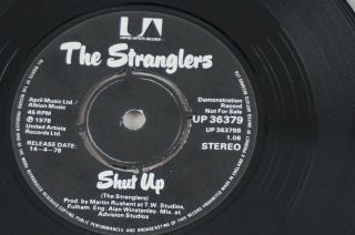 THE STRANGLERS ' N ' Sleazy (UA UK 1st Press DEMO 7 