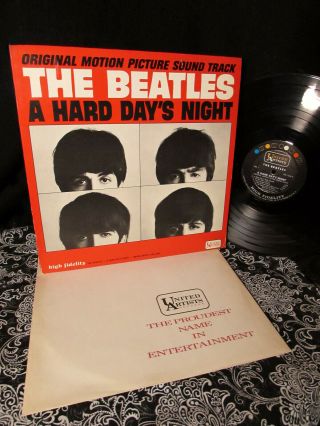 1964 Mono ● The Beatles A Hard Days Night ● Lennon Mccartney Starr Harrison