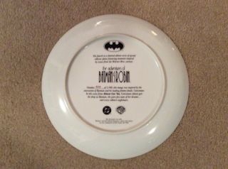 DC Warner Bros Collectors Plate Batman Animated Catwoman 573 - 2