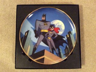 Dc Warner Bros Collectors Plate Batman Animated Batgirl 581 -