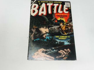 Battle 52 May 1957 Atlas War Comic Fine Minus.