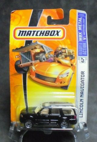 Matchbox Mbx Metal 2006 Lincoln Navigator 67 Black