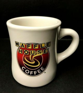 Vintage Waffle House Coffee Cup,  Tuxton,  Rounded,  Heavy Ceramic Mug,