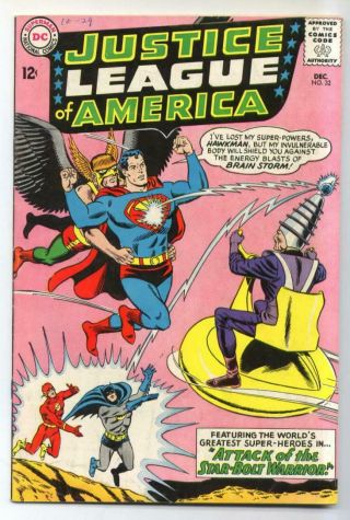 Justice League Of America 32 (mike Sekowsky) Silver Age - Dc Fn,  {randy 