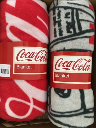 Coca Cola Soft Fleece Blankets -