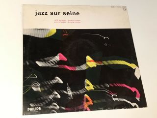 Milt Jackson/percy Heath " Jazz Sur Seine " P 77.  127 L,  Mono,  1958.  Orig.  French.