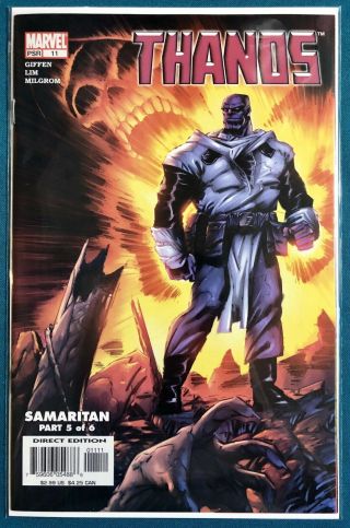 Thanos 11 • 1st Appearance Of The Fallen One (marvel Comics 2004) Silver Surfer