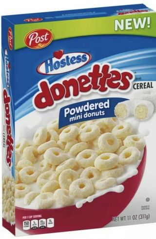 Hostess Donettes Cereal (powdered Mini Donuts) 11 Oz (311g)