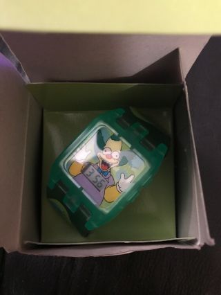 2002 Burger King The Simpsons Krusty The Clown Watch