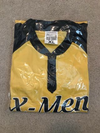 X - Men Baseball T - Shirt Jersey Loot Crate Exclusive Unisex Size Xl Marvel Gear