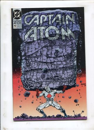 Captain Atom 42 The Long Journey Home (9.  0) 1990 Signed By Pat Broderick