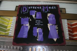 Depeche Mode ‎ Songs Of Faith And Devotion Synth Pop Looks Unplayed