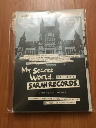 " My Secret World " The Story Of Sarah Records Dvd With Zine,  Balloon & Pin