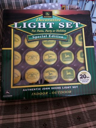 John Deere Light Set Patio Lights Special Edition