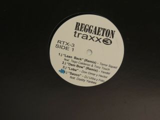 Reggaeton Traxx Three Lp Record Various Rtx 3