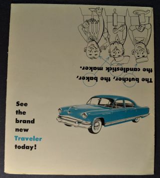 1953 Kaiser Traveler Sales Brochure Folder 53