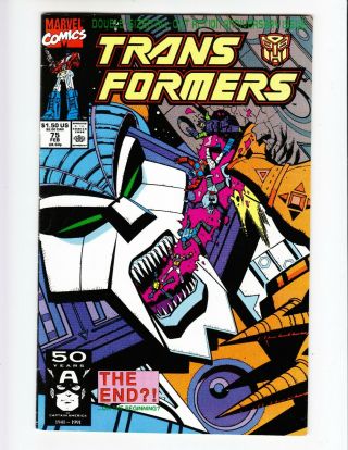 Transformers 75 Marvel,  1991 Htf Low Print Run