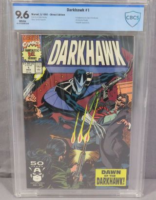Darkhawk 1 (origin & 1st Appearance) Wht Pg Cbcs 9.  6 Nm,  Marvel Comics 1991 Cgc
