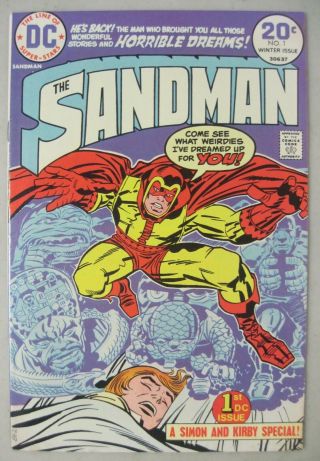 The Sandman 1 Winter 1974 Dc Comics Jack Kirby & Joe Simon Simon & Kirby First